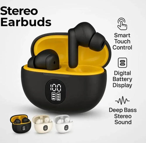 Premium TWS Earbuds with ANC & 108H Battery